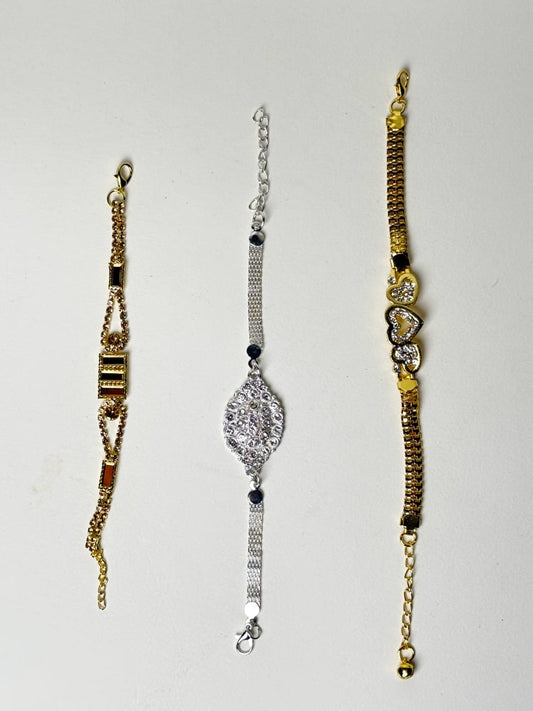 Stylish Unique Design Crystal Stones Bracelets for Women